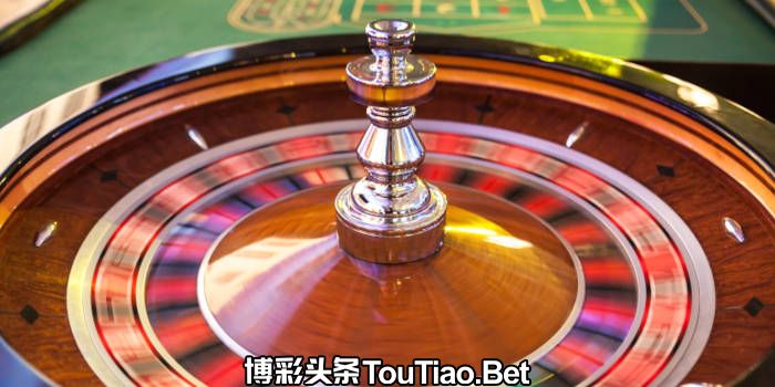 A roulette wheel spinning.